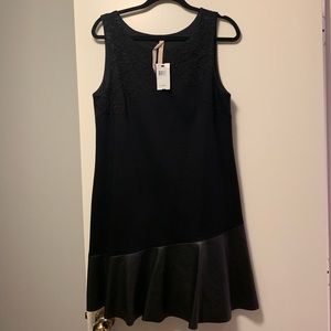 Bailey44 black asymmetric tunic size L